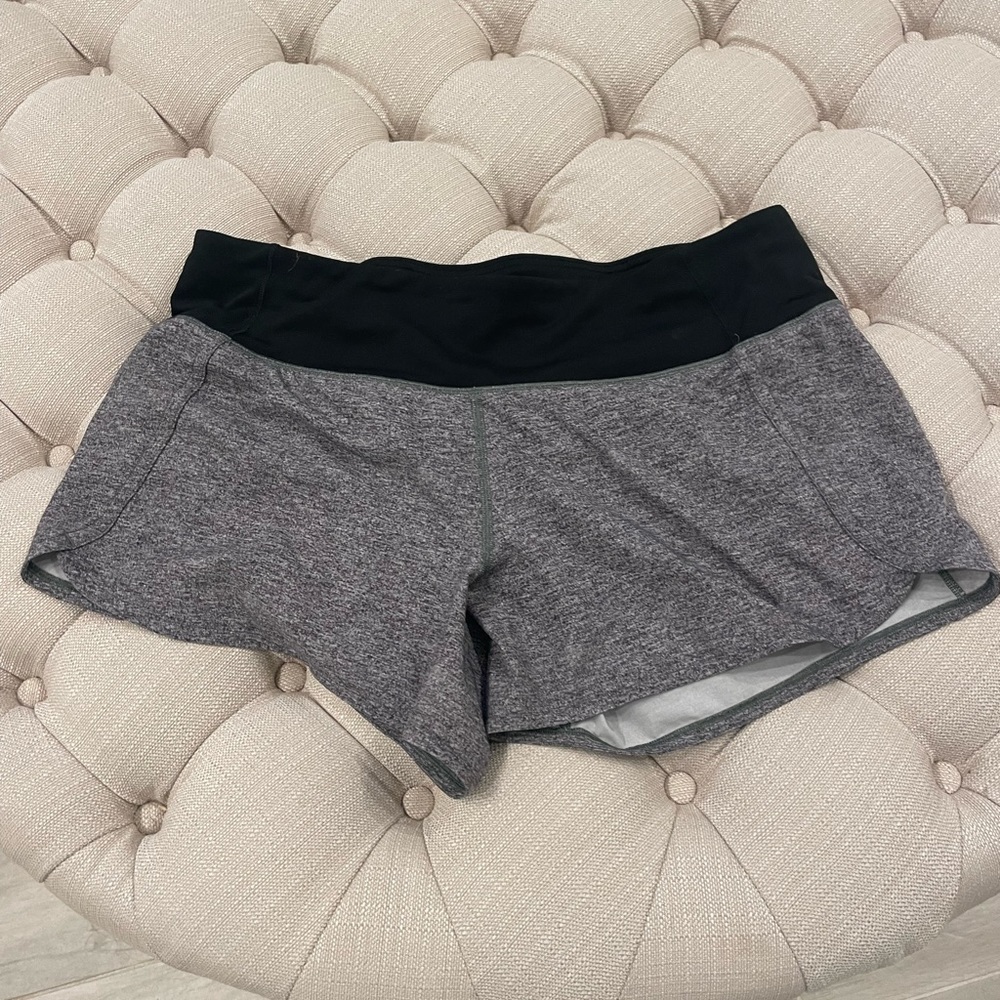 Lululemon speed shorts 4 inch.